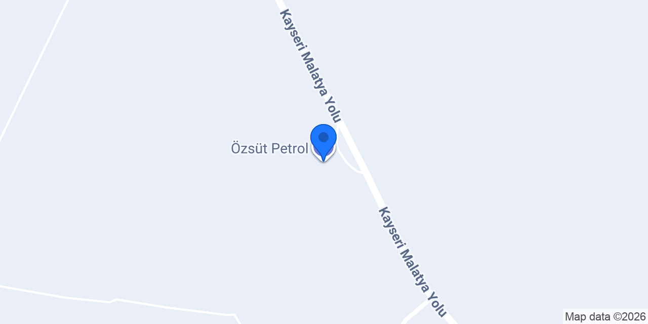 Özsüt Petrol konumu