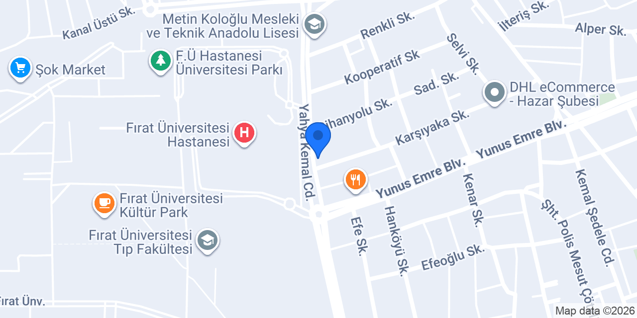 Harput İşitme Merkezi konumu