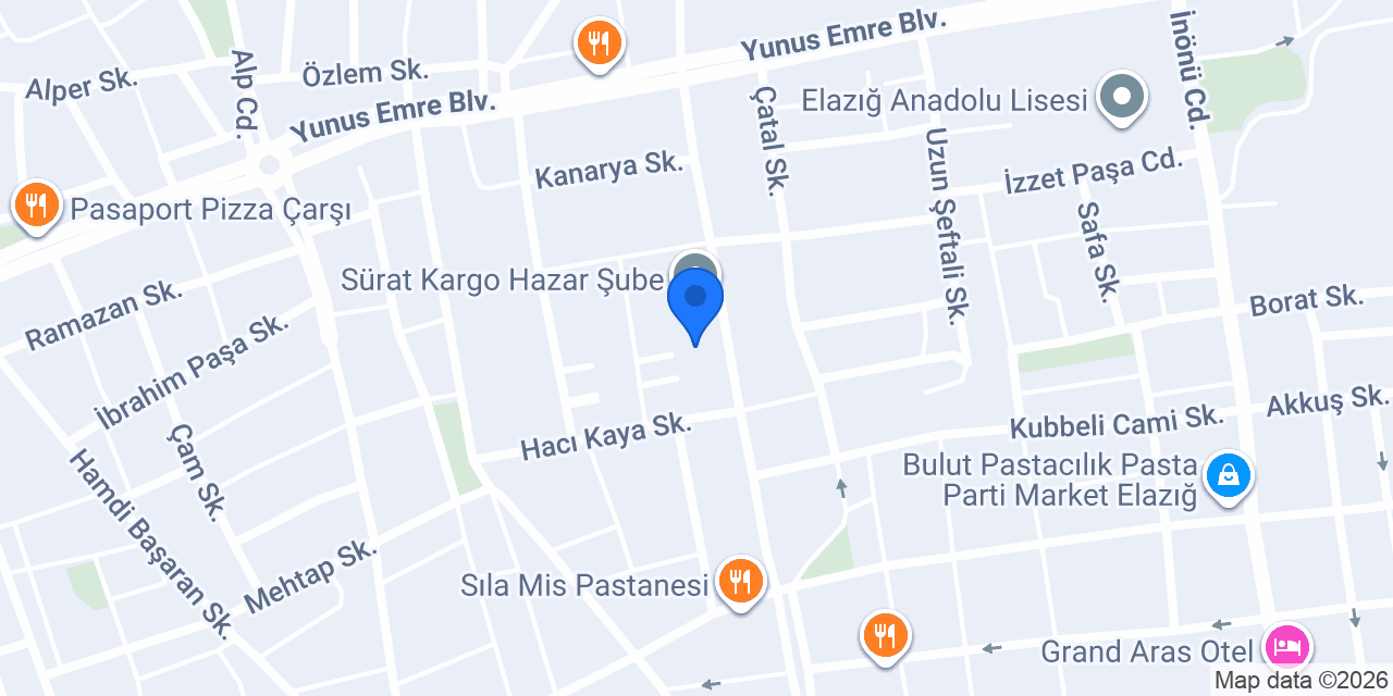 Elazig Gundogdu konumu
