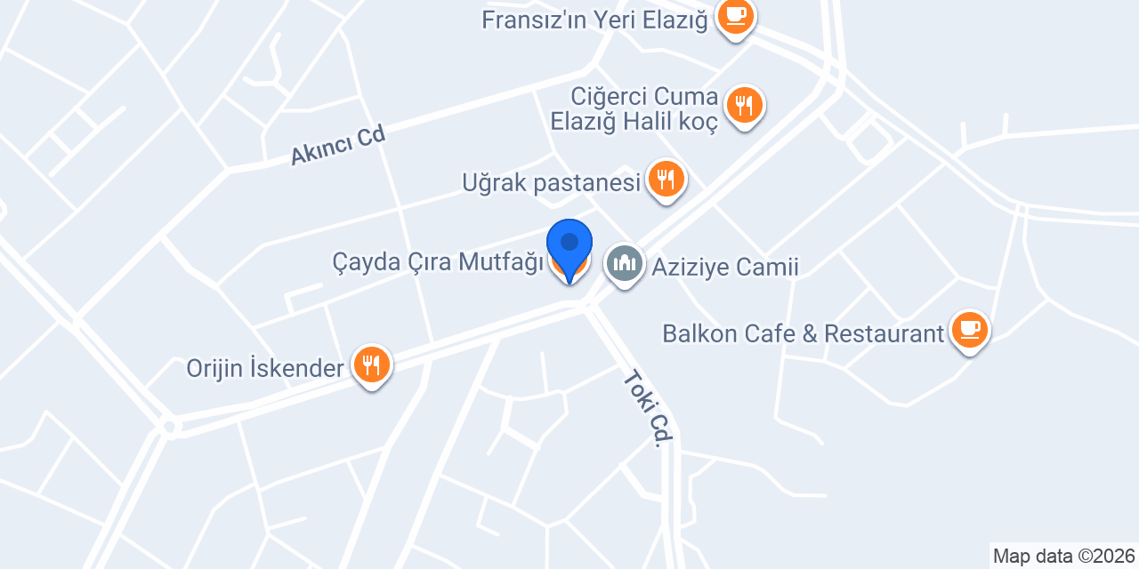 Çayda Çıra Mutfağı konumu