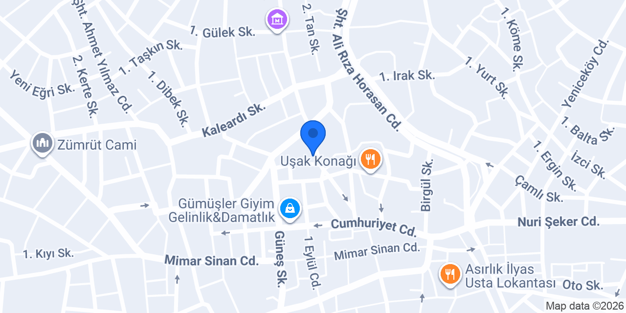 Kıyak Pide konumu
