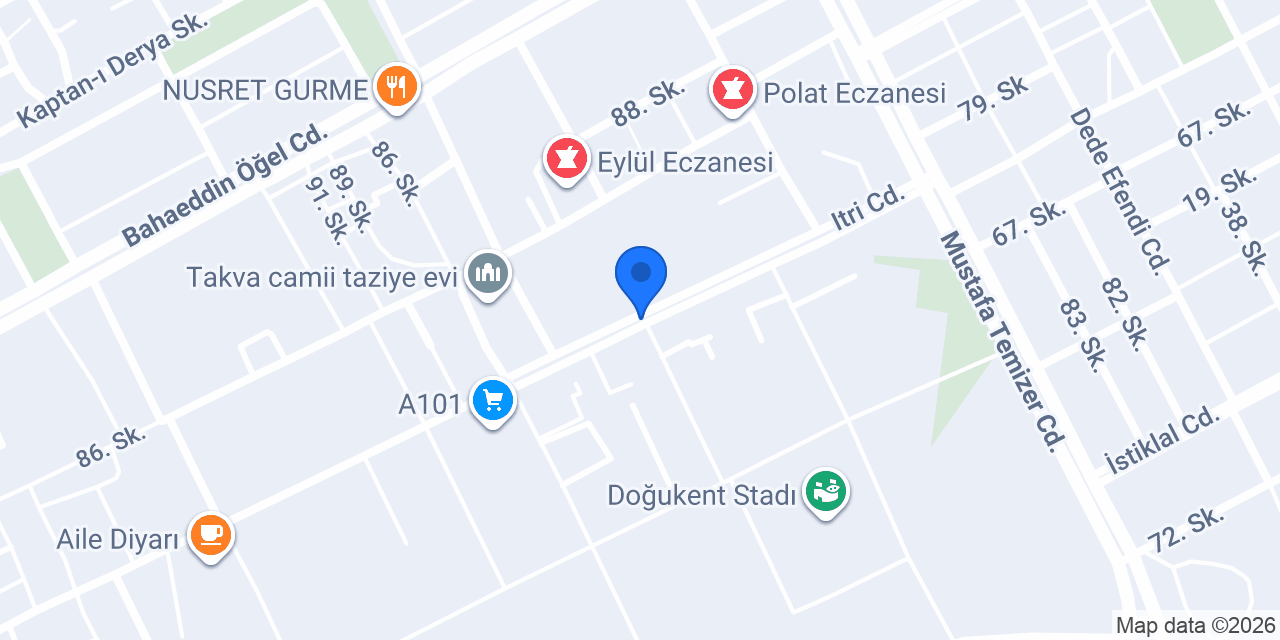 Akbulut Et Evi konumu