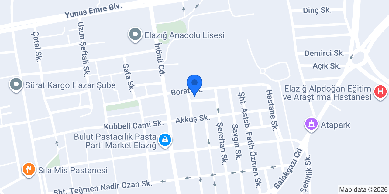 Harput Akü konumu