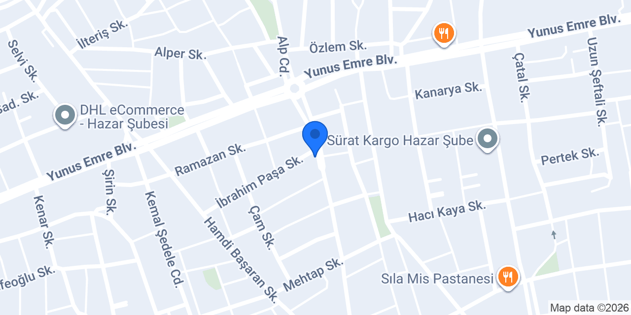 Melek evkur konumu