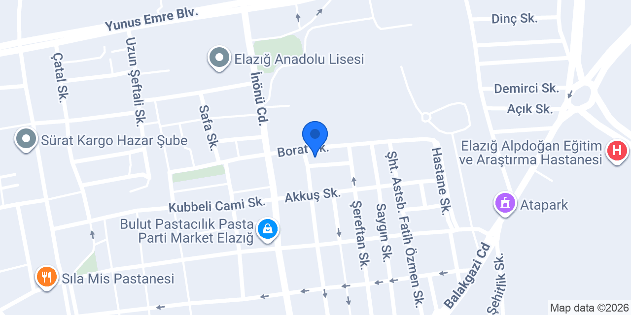 Elazığ El Tıp Görüntüleme Merkezi konumu