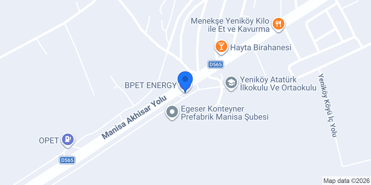 BPET ENERGY konumu
