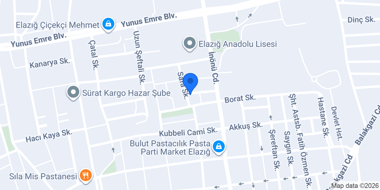 Depom Çiçek Dünyası konumu