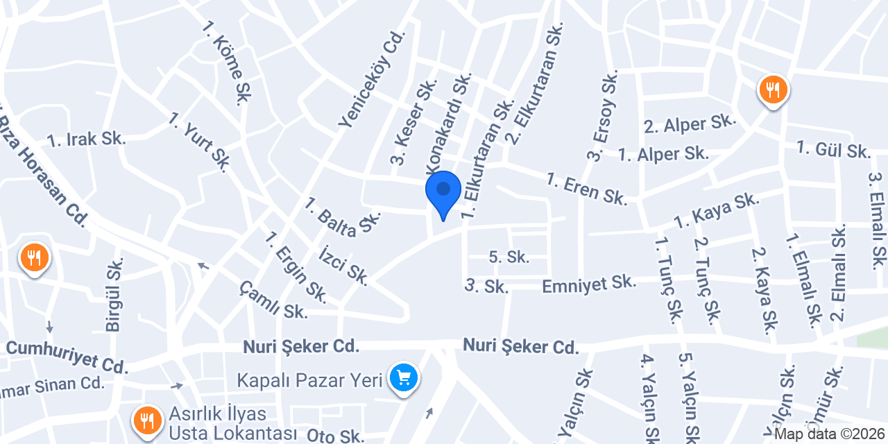 Saray Erkek Öğrenci Yurdu konumu