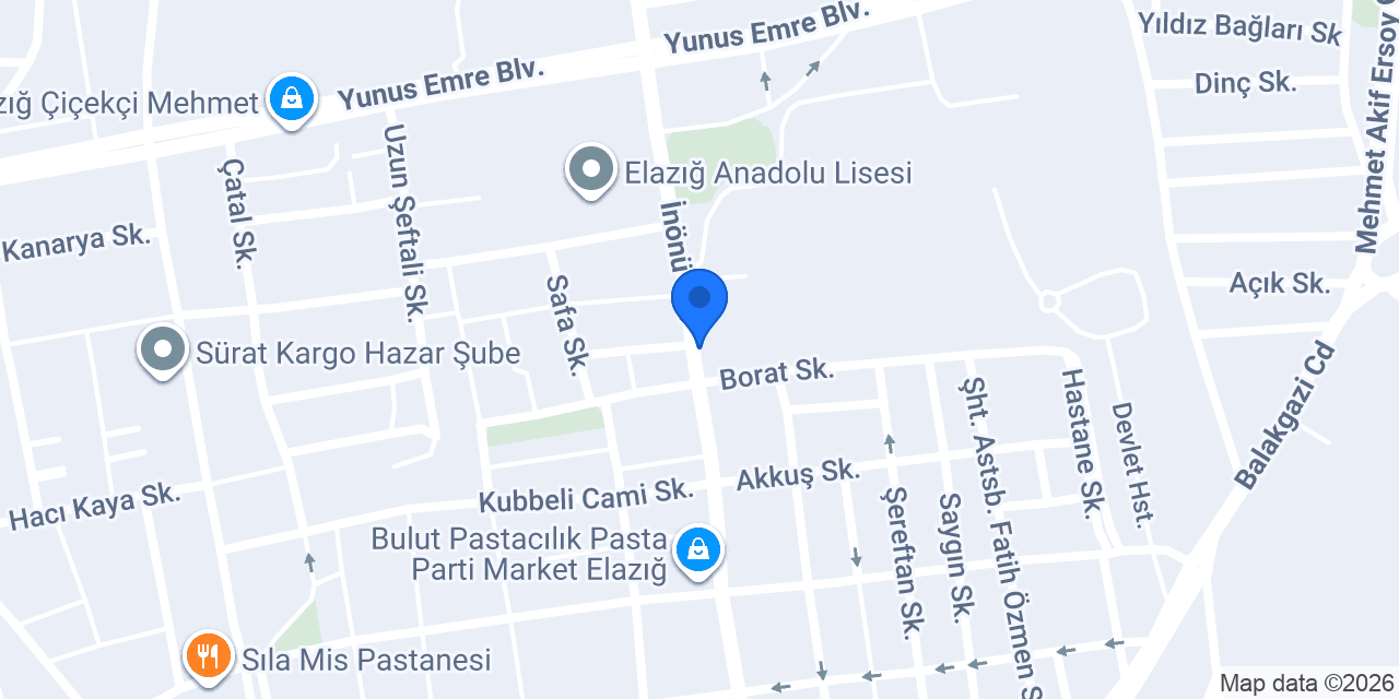 Verem Savaş Dispanseri konumu