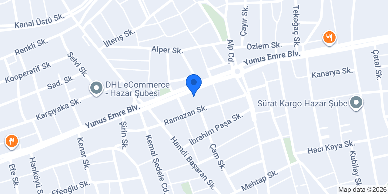 Ercan Veteriner Kliniği konumu