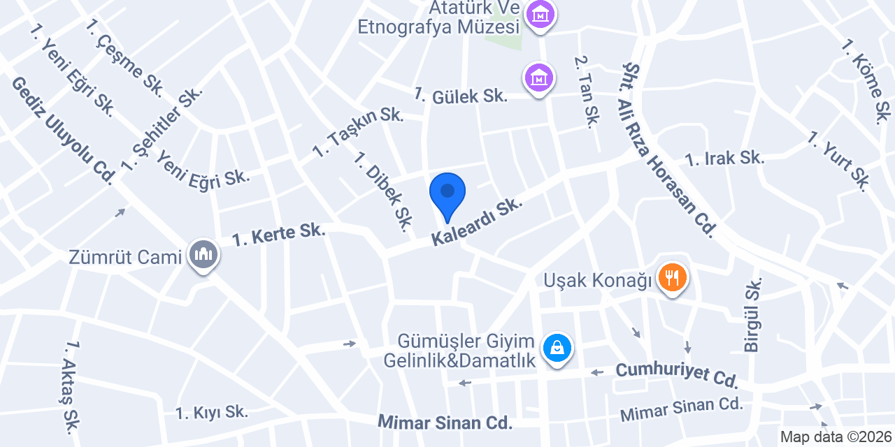 Uşak kaplan elektrik konumu
