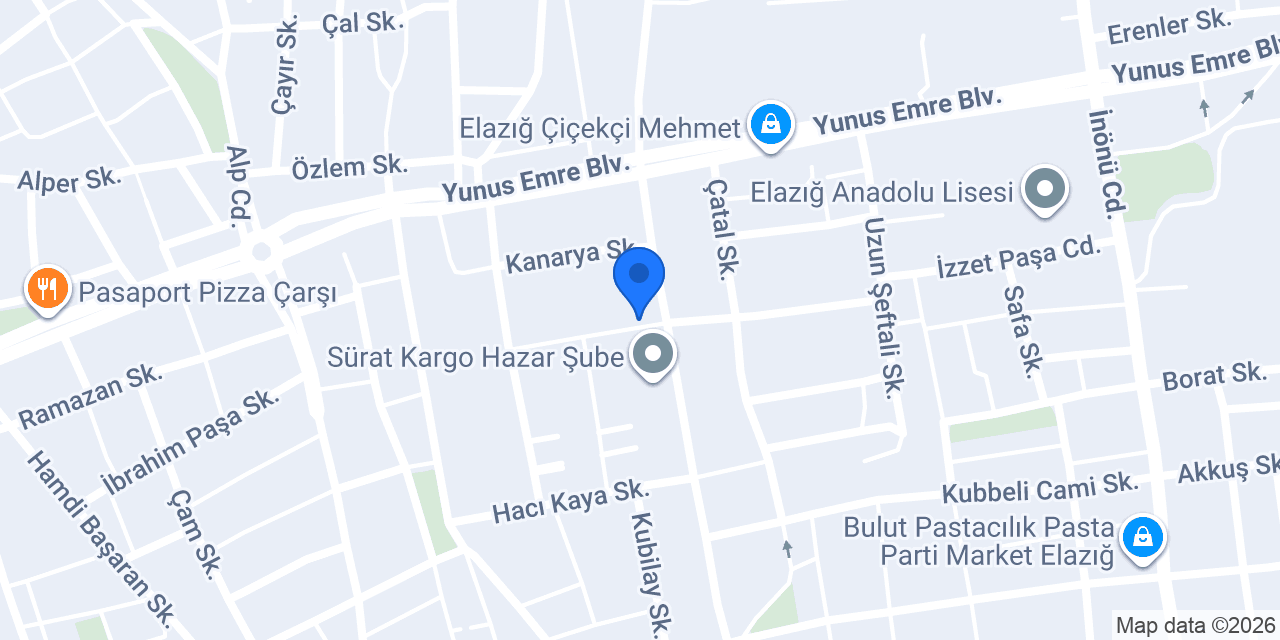 Oscar Avm Şube 5 konumu