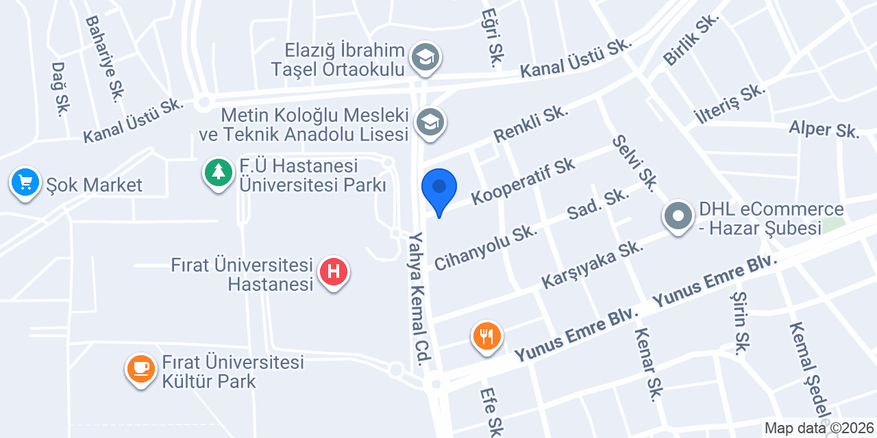 Kardiyolog Necati Dağlı konumu