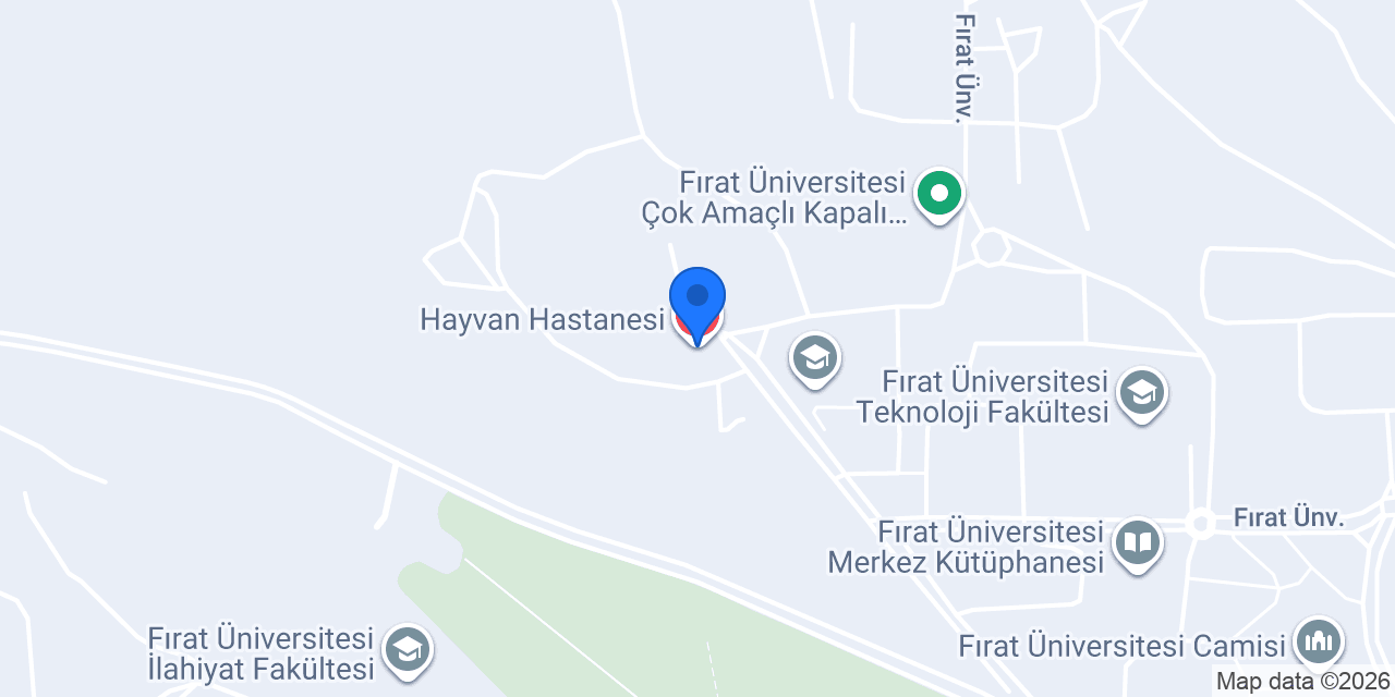 Hayvan Hastanesi konumu