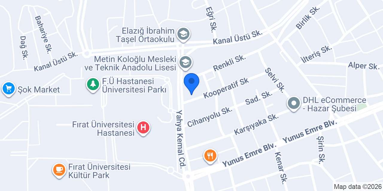 Taşkonak Tesisleri konumu