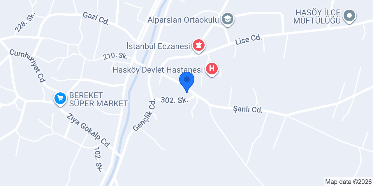 Hayat Eczanesi konumu