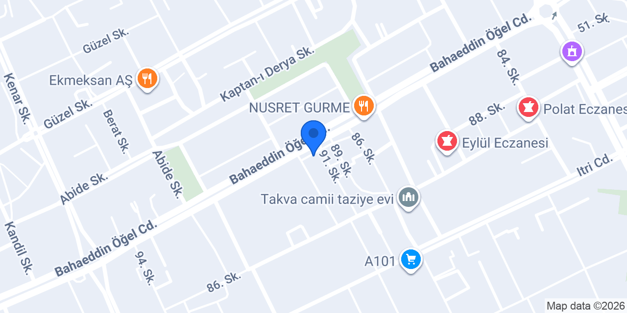 23 Meşhur Vişne Dondurma konumu