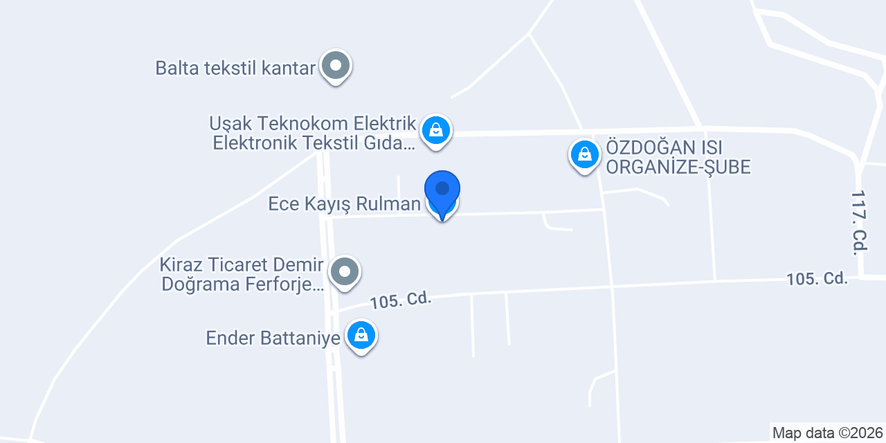 Ece Kayış Rulman konumu