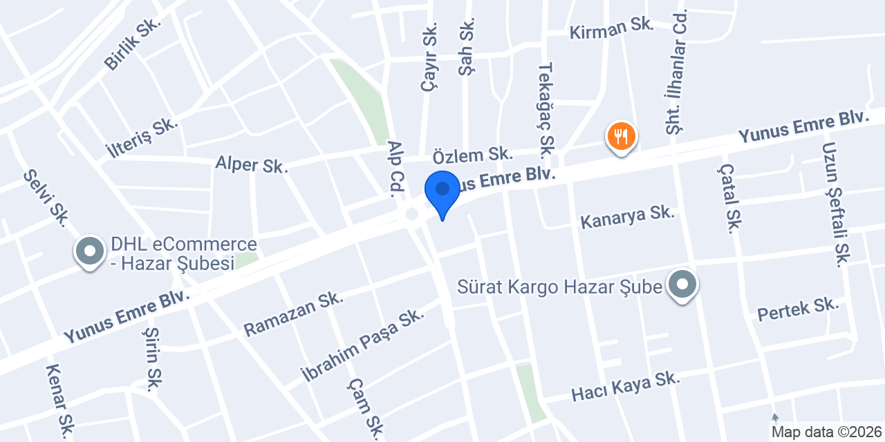Özbal Gıda konumu