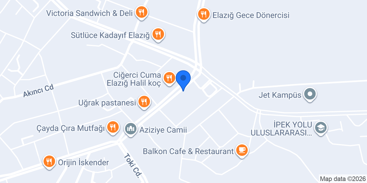 Oltu Cağ Kebap Elazığ konumu