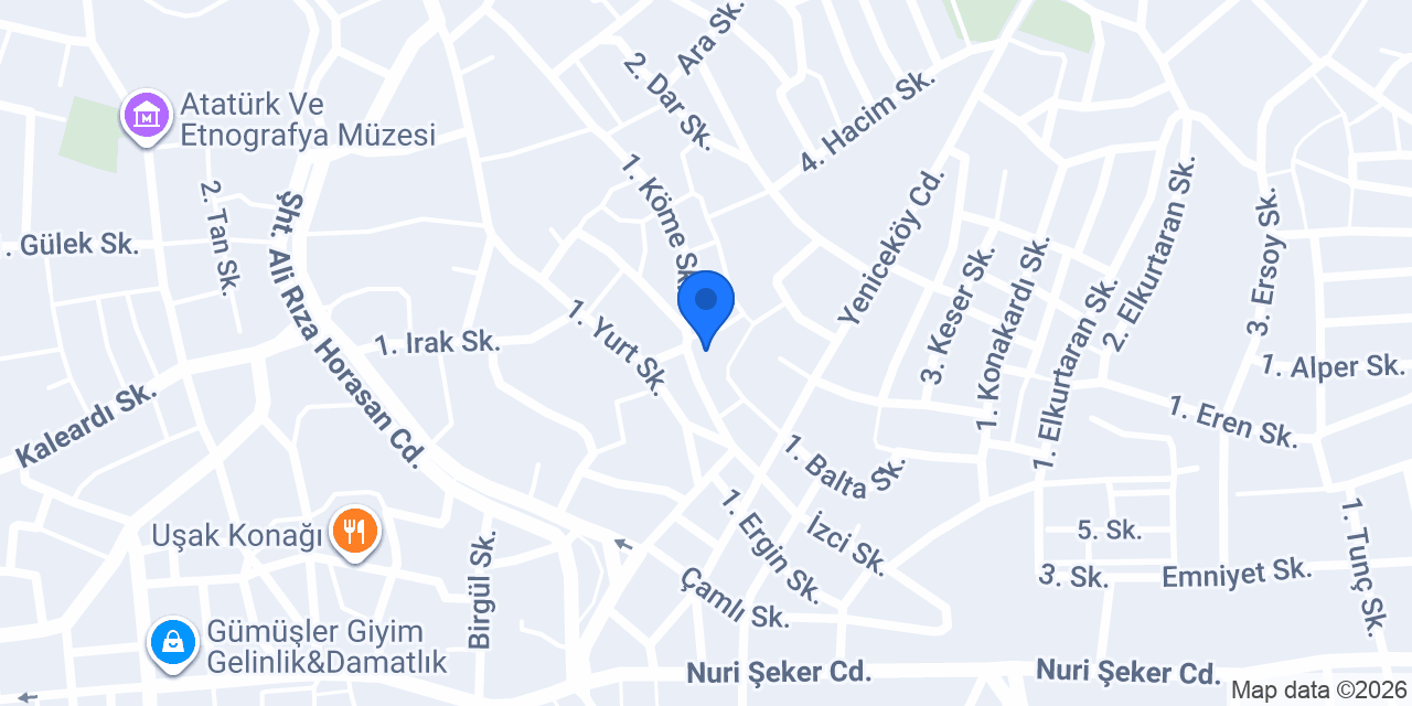 Akın Oto konumu