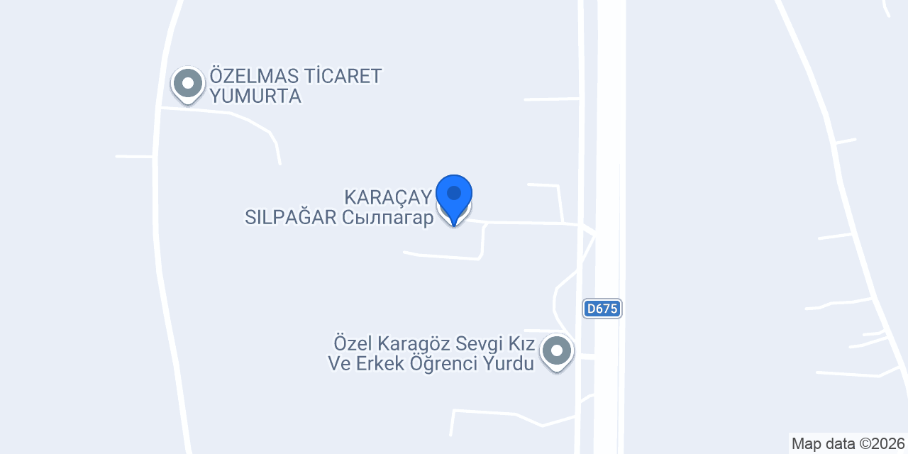 KARAÇAY SILPAĞAR Сылпагар konumu