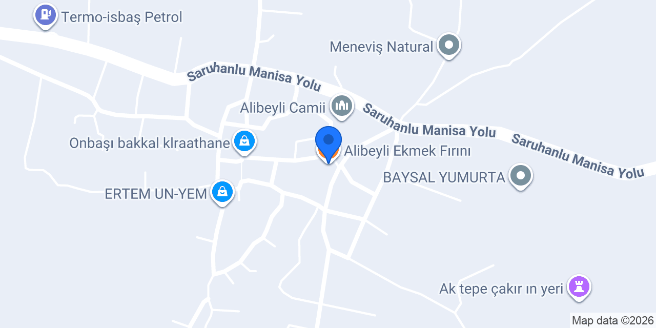 Alibeyli Ekmek Fırını konumu