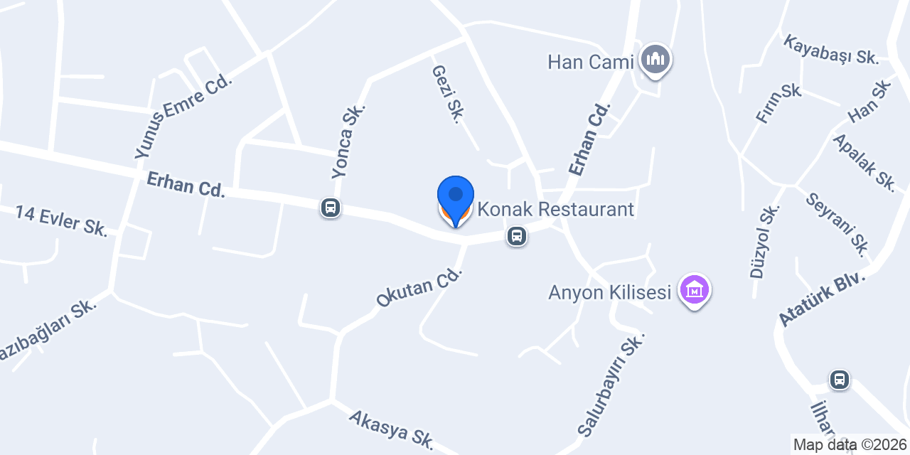 Konak Restaurant konumu