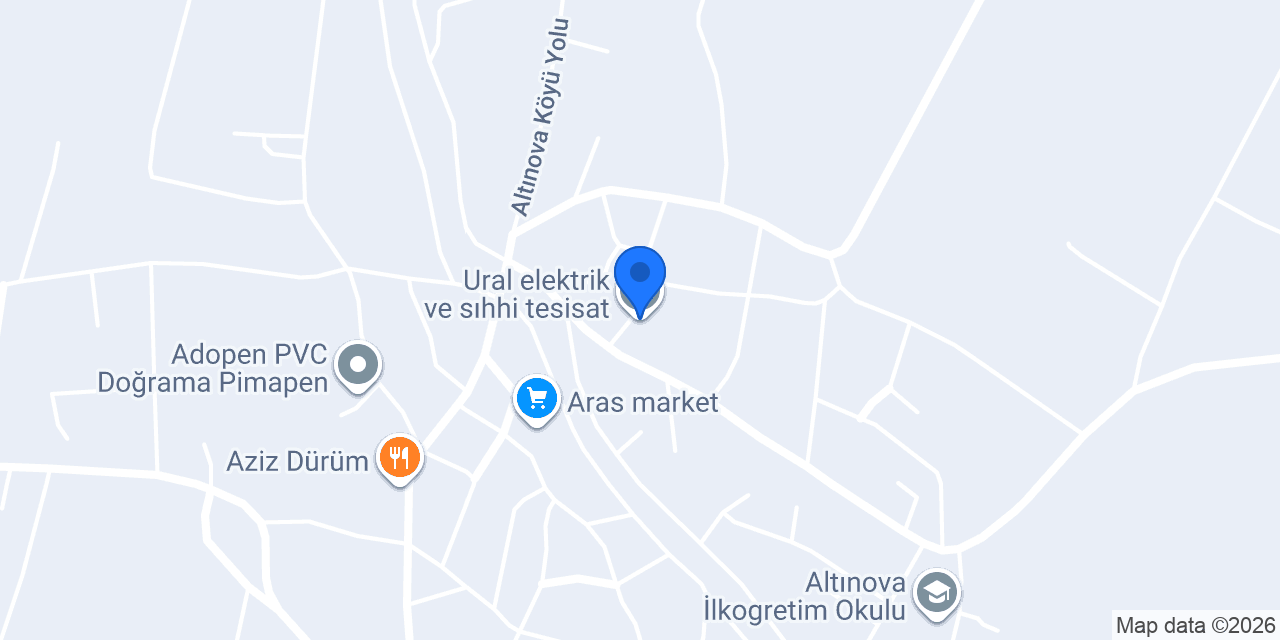 Ural elektrik ve sıhhi tesisat konumu