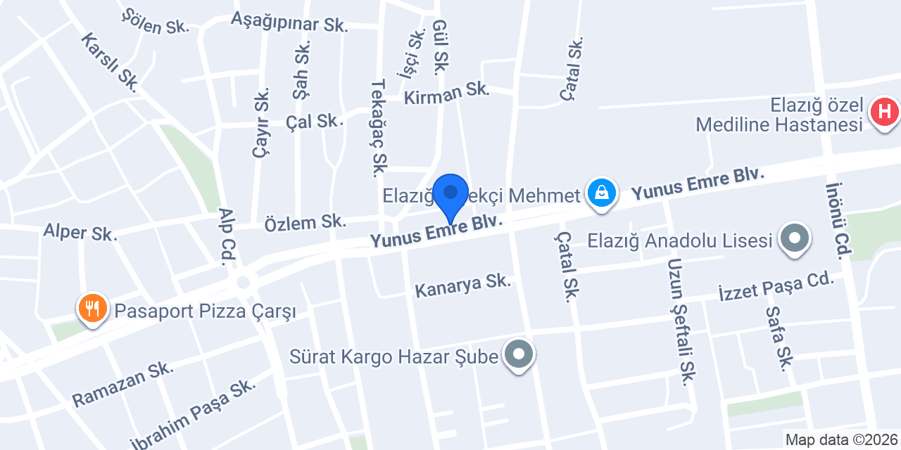 Gardenya Çiçekçilik konumu