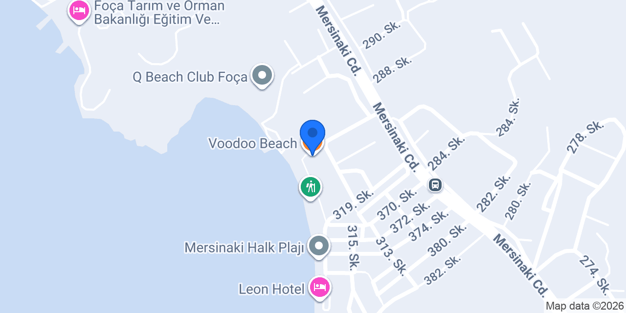 Voodoo Beach konumu