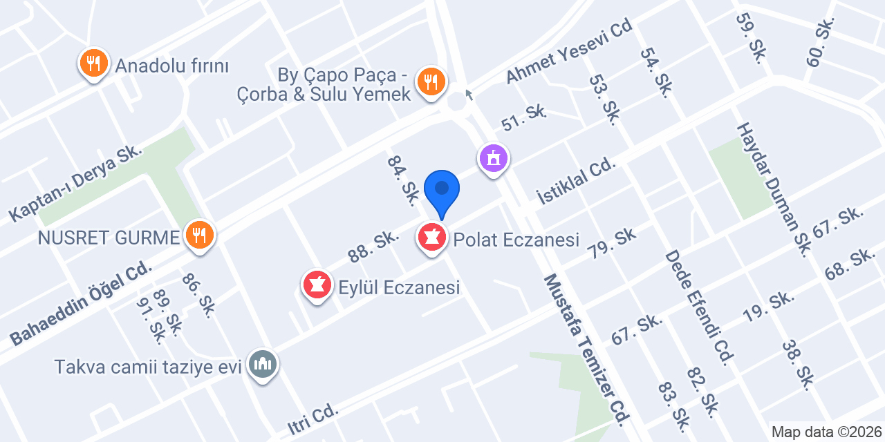 Yıldız Mobilya konumu