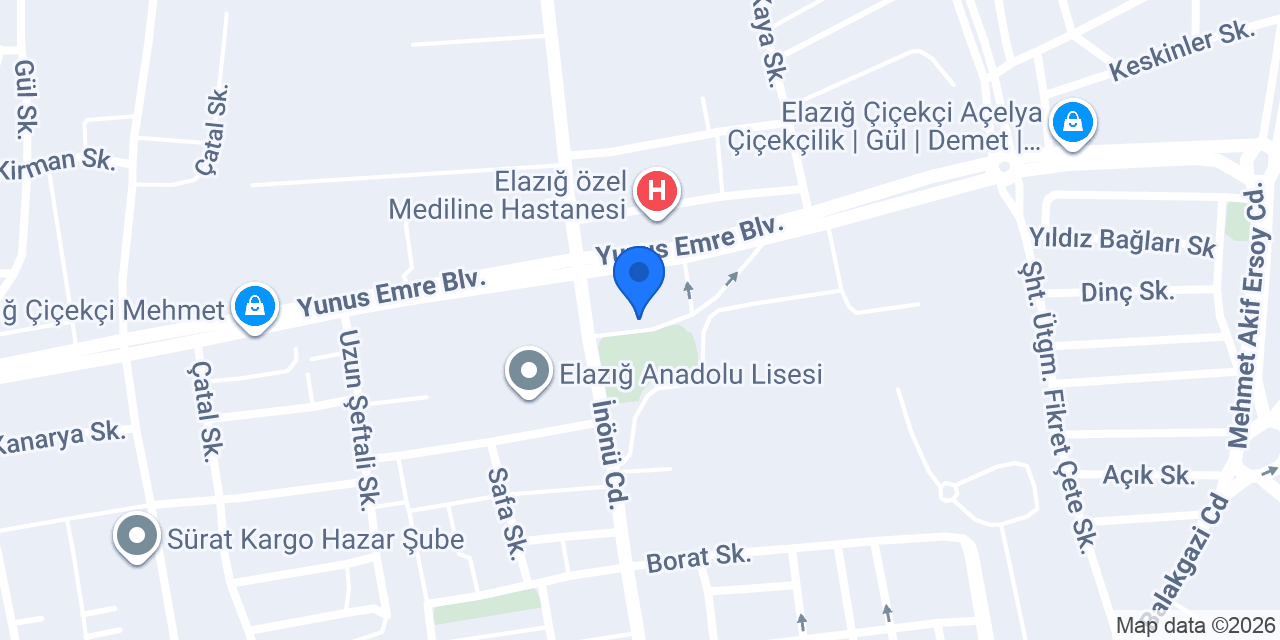 Kuaför Vedat Karaş konumu