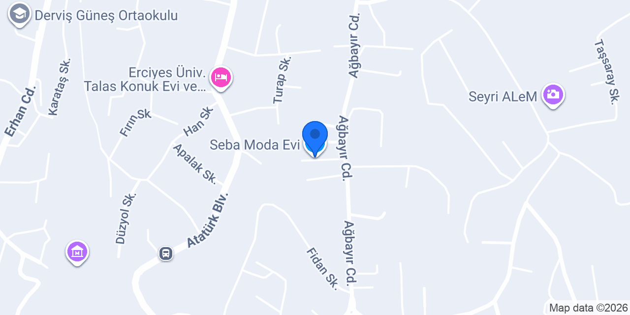 Seba Moda Evi konumu