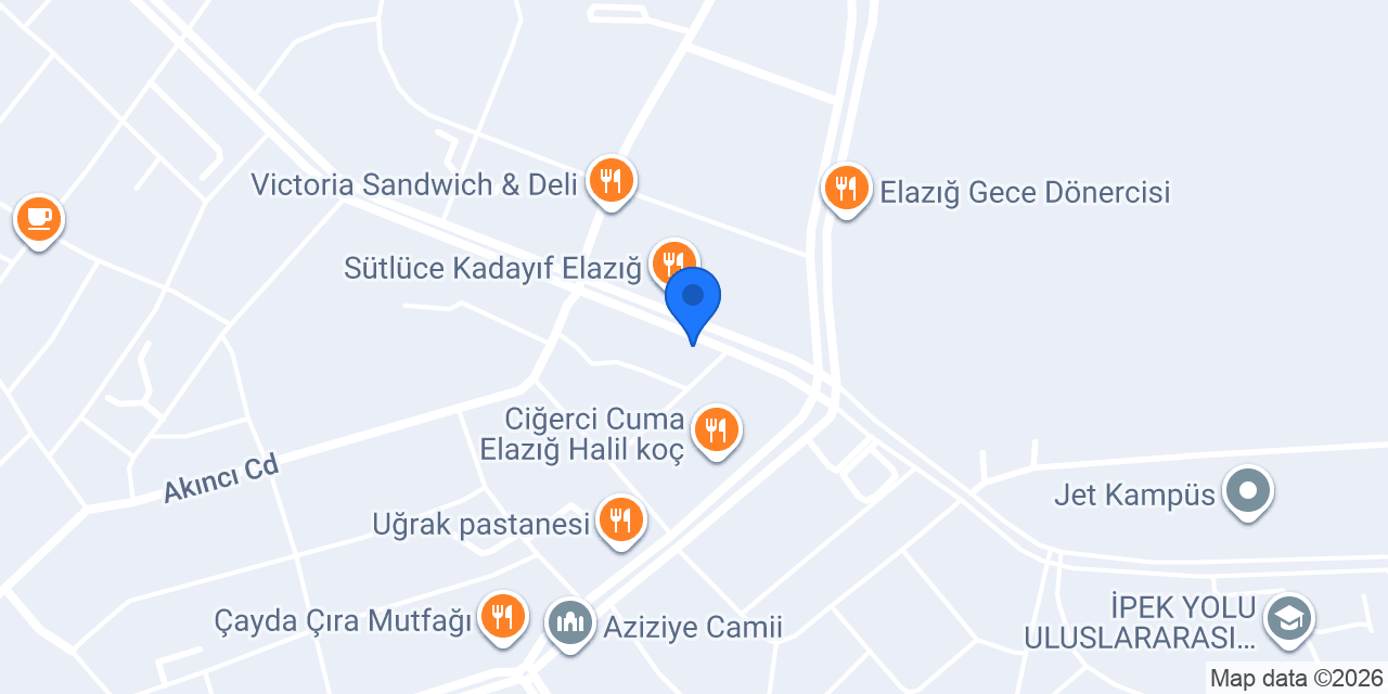 Köfteci Korkmaz Usta konumu