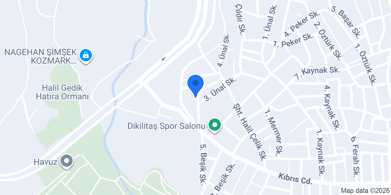 5 Nolu Aile Hekimliği Merkezi konumu