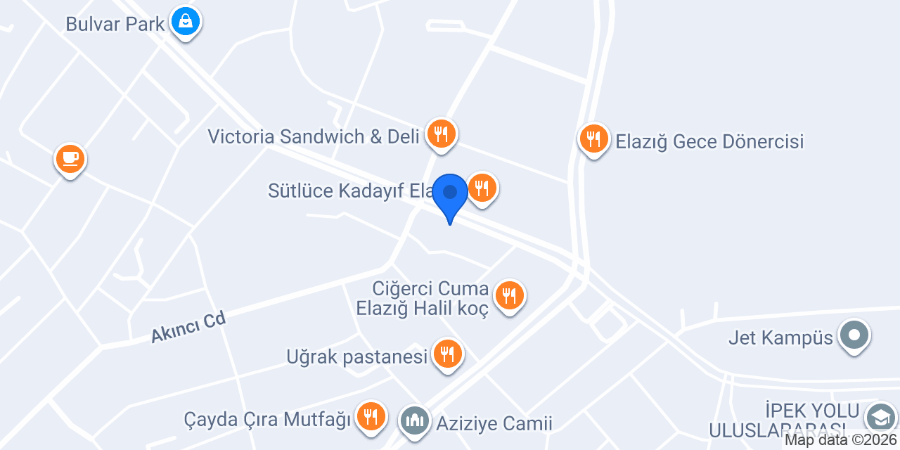 ELAZIĞ ATÇIOĞLU DENTAL STÜDYO konumu