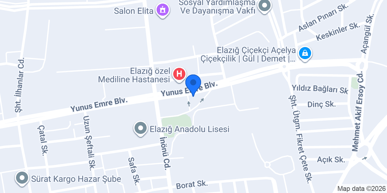 Ziyaf-et restoran konumu
