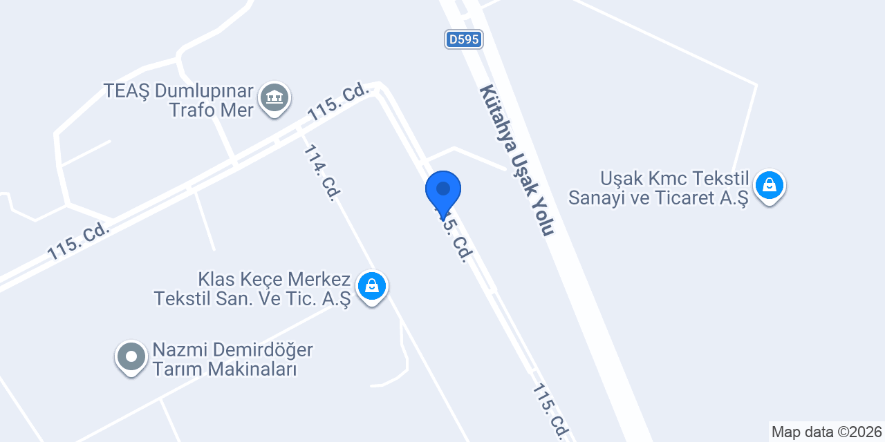 Dinç Tekstil konumu