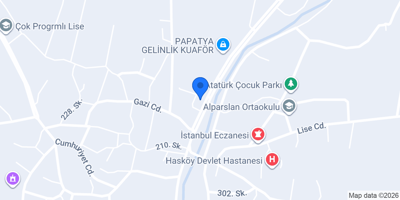 Hasköy Halk Eğitim Merkezi konumu