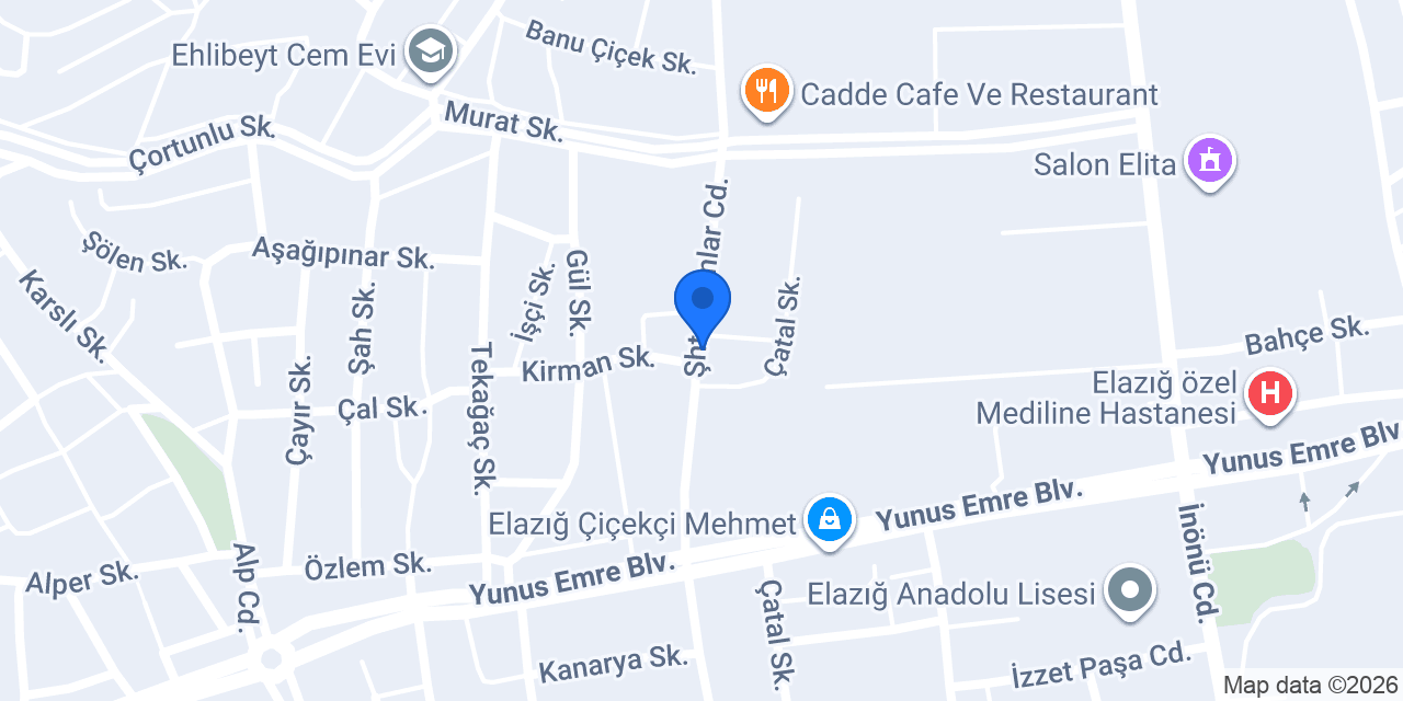 Kirim Çiçekçilik konumu