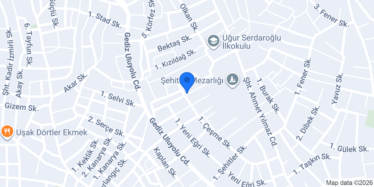 Sivaslı Herbalife -Uşak konumu