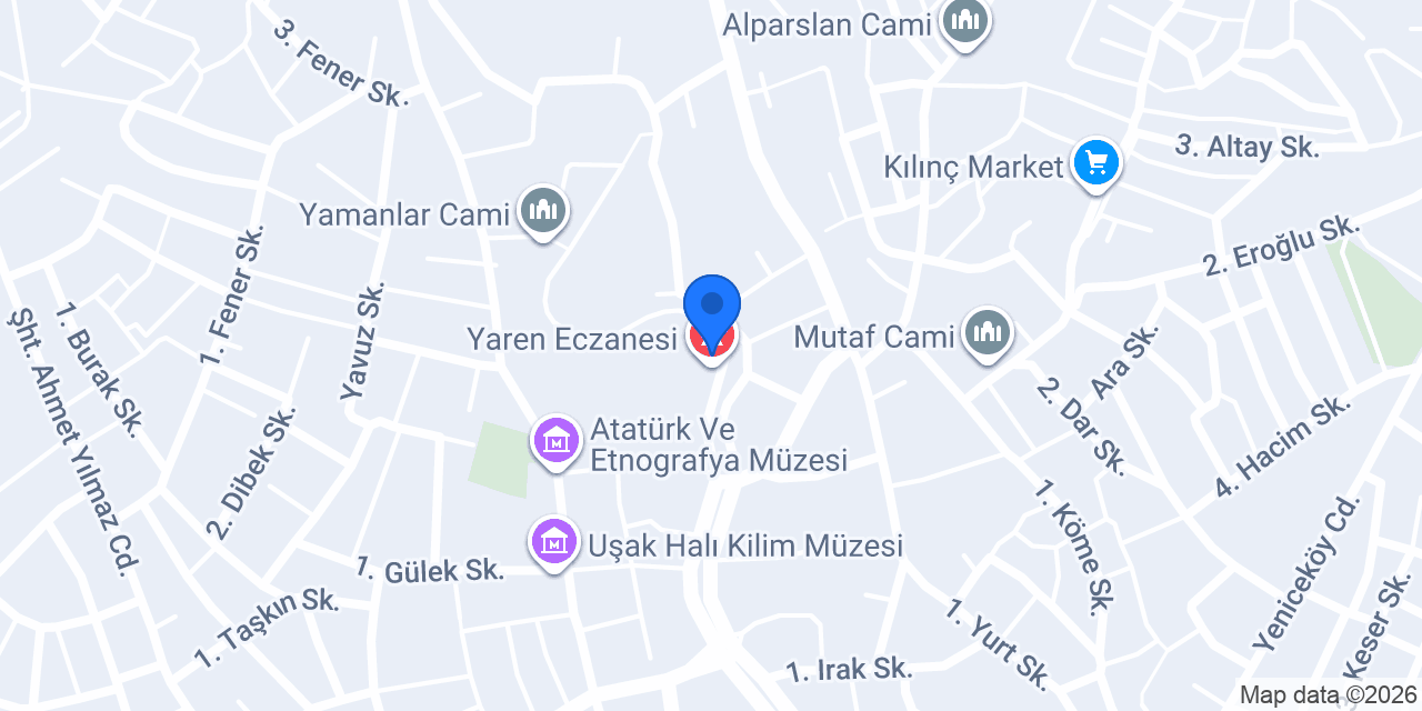 Çavuşoğlu Eczanesi konumu