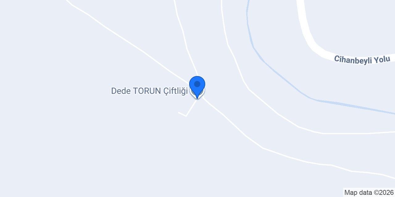 Dede TORUN Çiftliği konumu