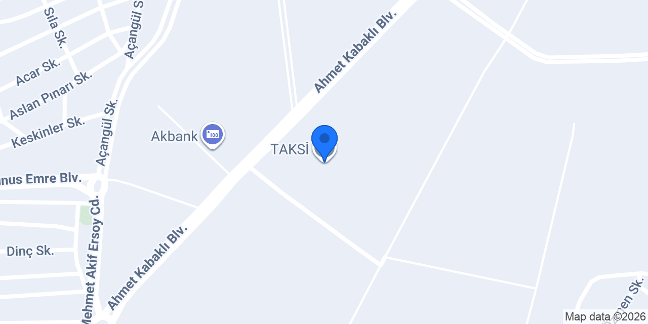 TAKSİ konumu