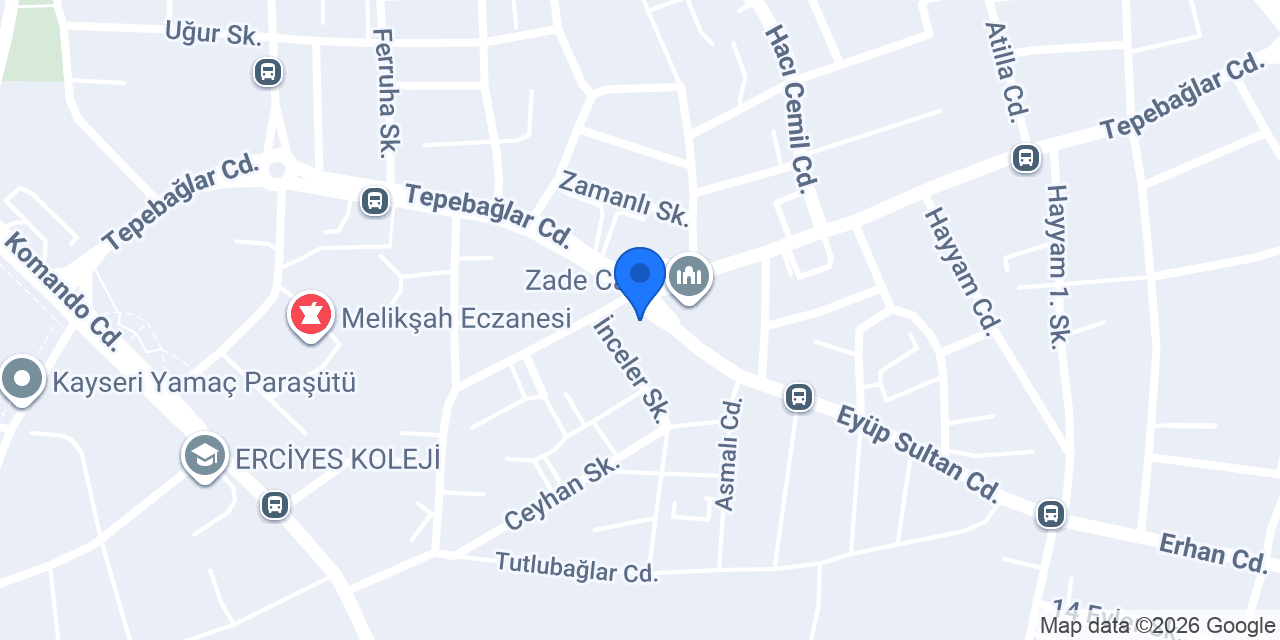 Şec Market Bahçelievler / TALAS konumu