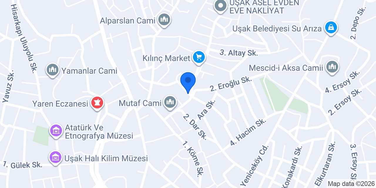 Melih Yangın Söndürme Sistemleri konumu