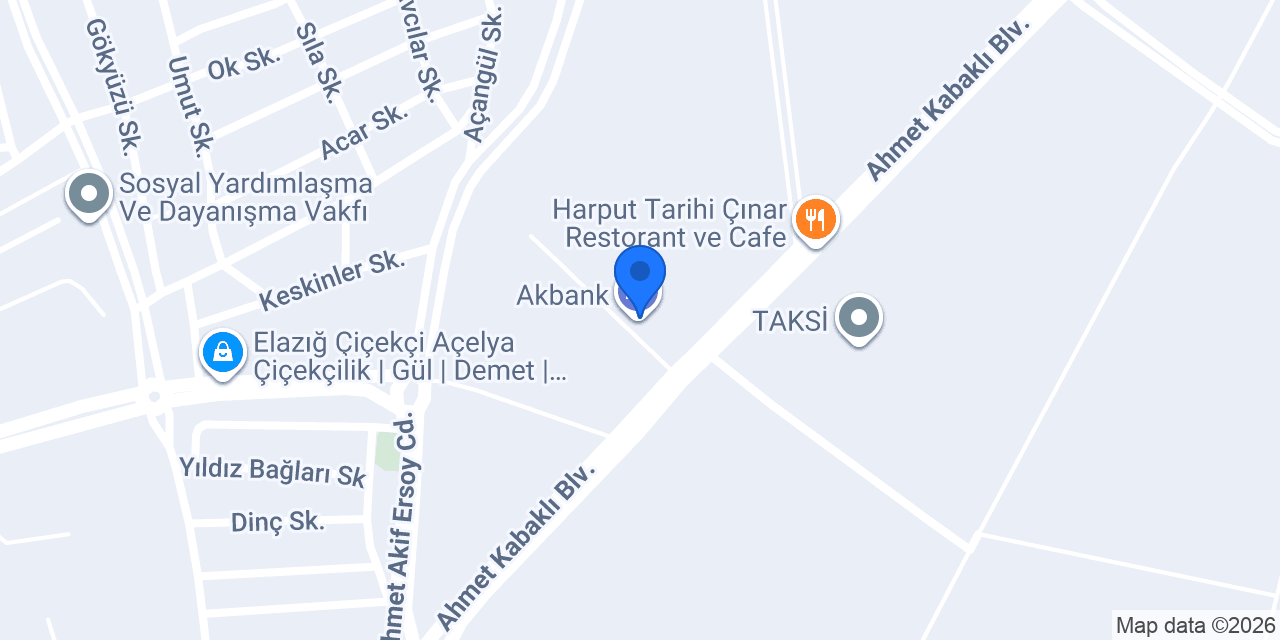 Akbank konumu