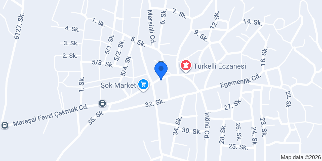 Hanımeli Cafe&Bistro konumu