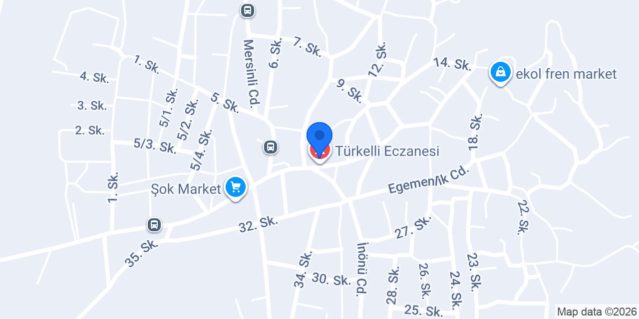 Türkelli Eczanesi konumu